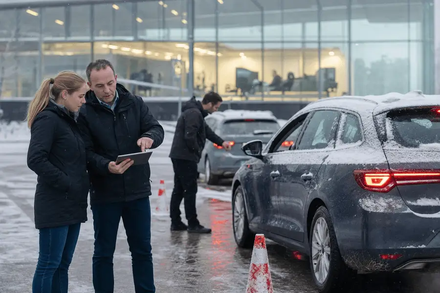 Aprende a conducir en condiciones adversas como lluvia y nieve con técnicas especializadas y simuladores avanzados. Mejora tus habilidades y seguridad.